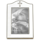 Silver Plated Abbey Cross Picture Frame 4x6