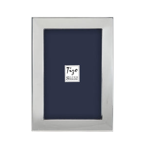 Sterling Silver Plain Picture Frame 5x7