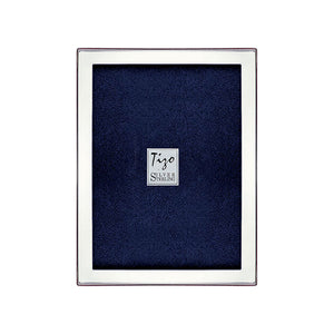 Sterling Silver Flat Plain Picture Frame 4x6