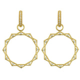 Jude Frances Lisse Open Sun Earring Charms