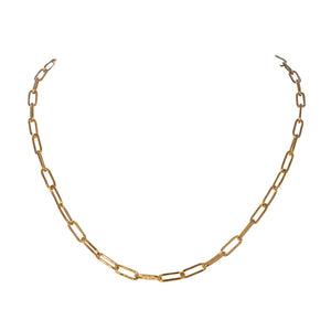 Goldbug Paperclip Chain Necklace 