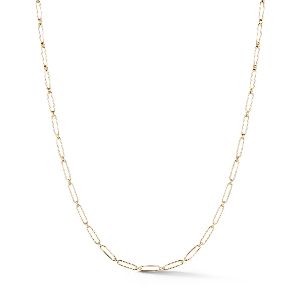 Storrow 14K Gold Elongated Link Grover Chain