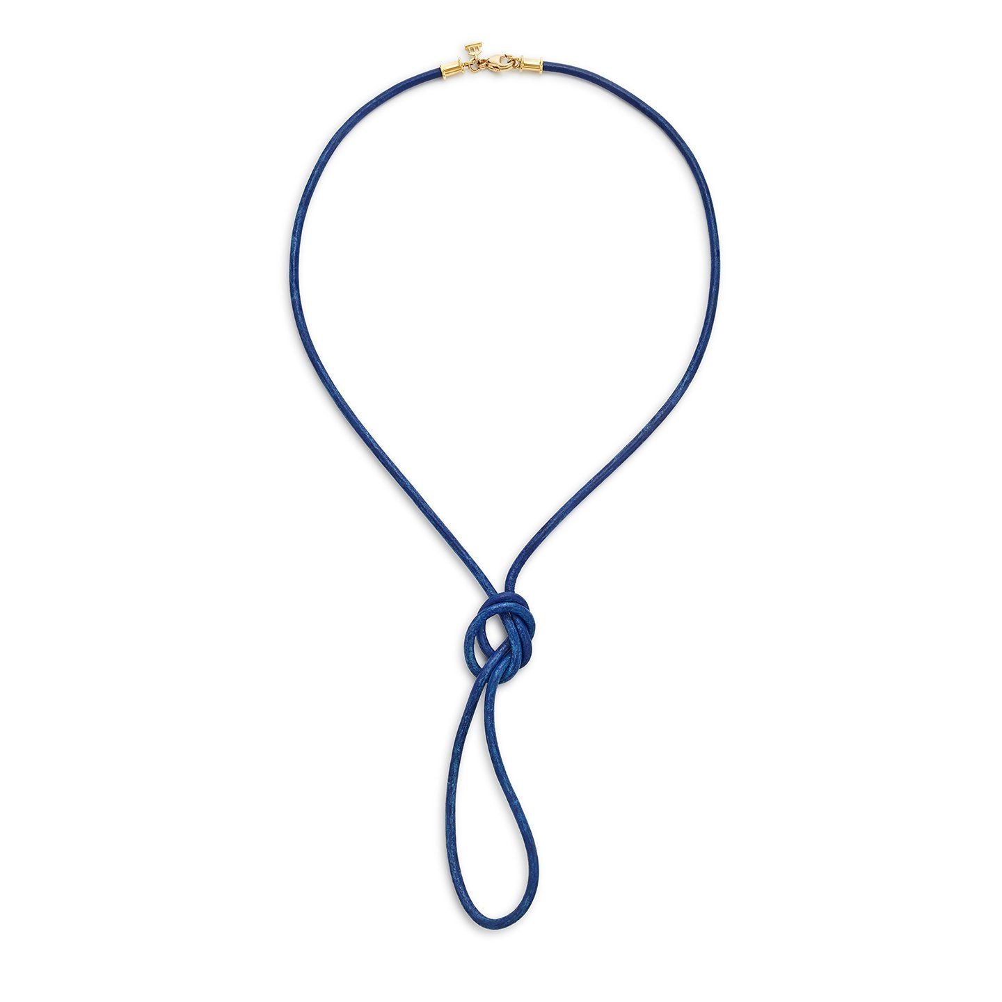 Temple St. Clair Royal Blue Leather Cord