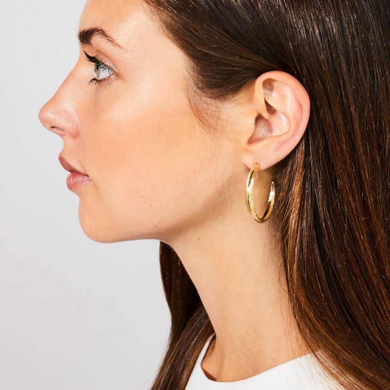 Feather Earrings in White Moonstone and 18k Gold – Rachel Atherley