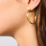 Grainger McKoy 14K Yellow Gold Narrow Feather Earrings