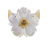 Clara Williams Small White Pearl Wildflower Centerpiece