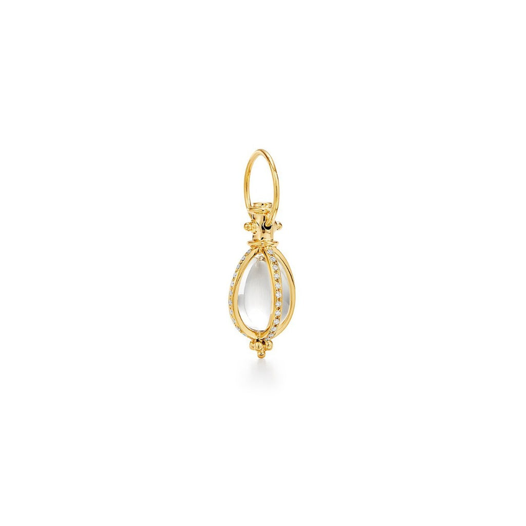 Temple St. Clair Diamond Pavé Classic Rock Crystal Amulet