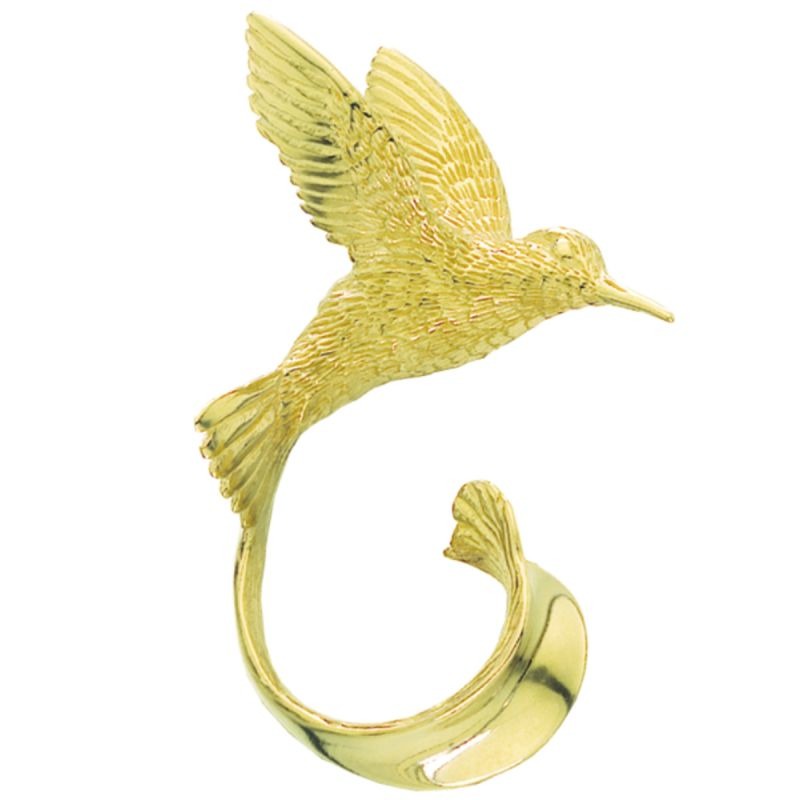 Grainger McKoy 14K Yellow Gold Hummingbird Pin