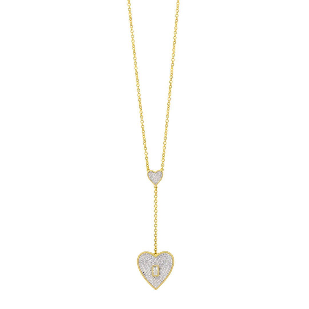 Freida Rothman From the Heart Lariat Necklace