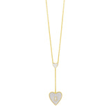 Freida Rothman From the Heart Lariat Necklace