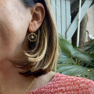 Goldbug Okra Drop Earrings