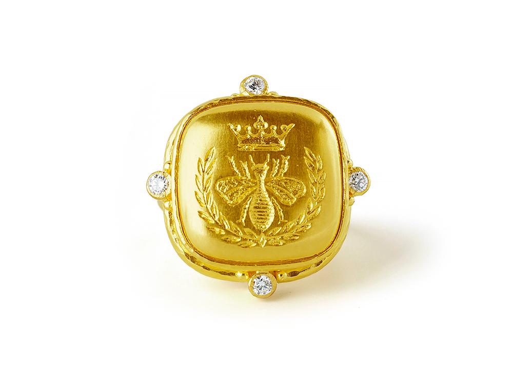 Elizabeth Locke “Queen Bee” Diamond Ring