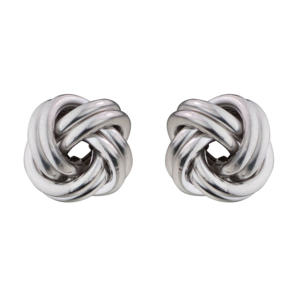 Silicone earring stoppers - earnuts clover, sterling silver 925, BAR 7  4,8x4,8 mm - SILVEXCRAFT