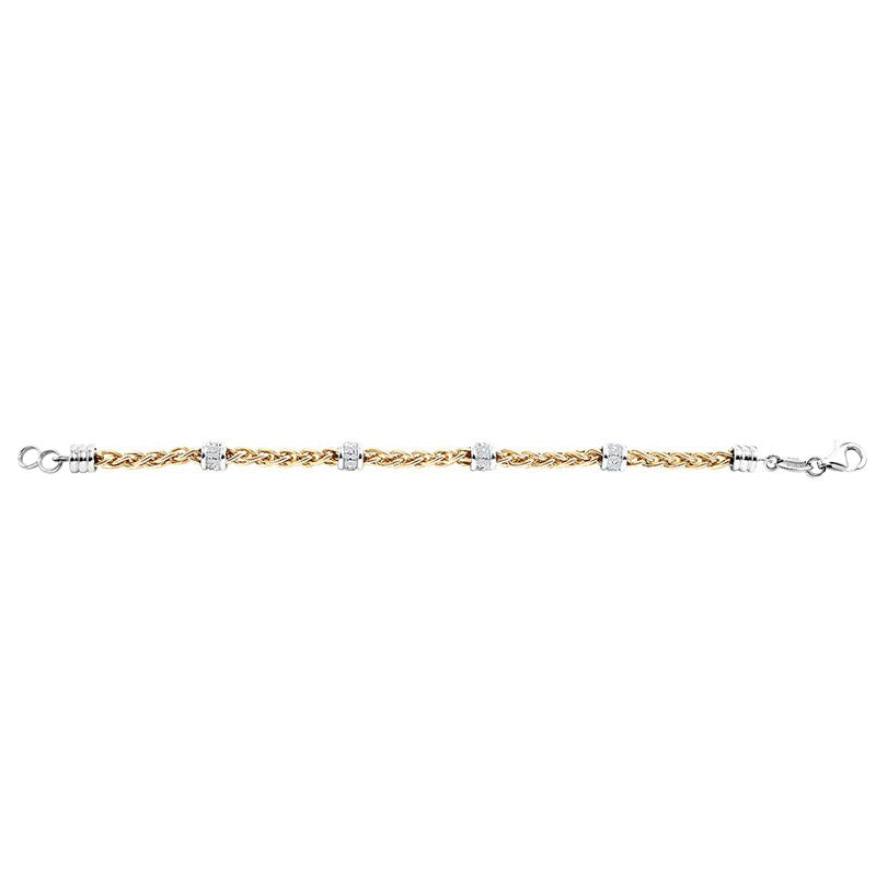 Charles Garnier Paris Cecilia Wheat Chain Bracelet