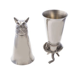 Pewter Mare Horse Stirrup Cup