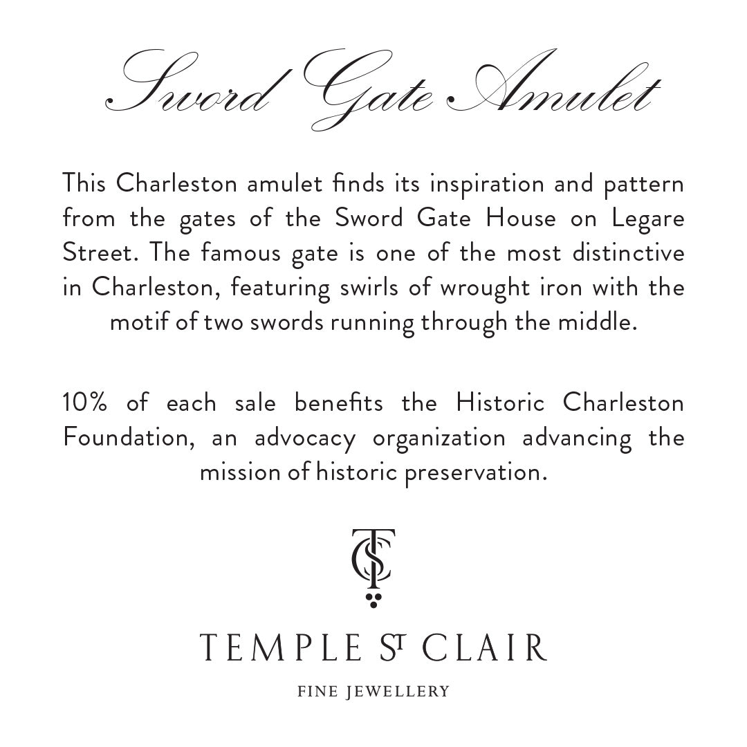 Temple St. Clair Sword Gate Amulet