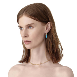 Temple St. Clair Turquoise Dynasty Drop Earrings