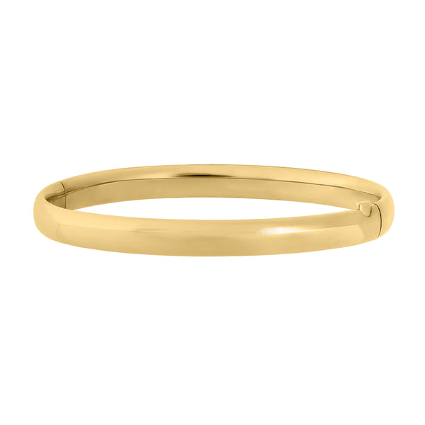 14K Gold-Filled Plain 6mm Bangle