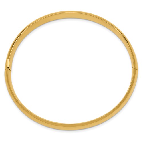 14K Yellow Gold Polished 8mm Bangle