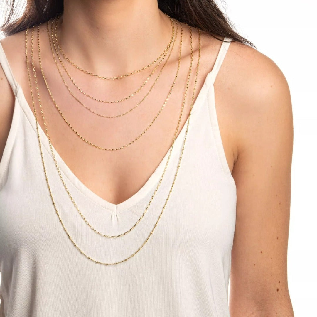 Jude Frances Lisse Small Looped Chain Necklace