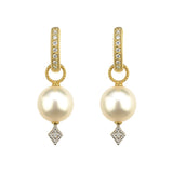 Jude Frances Large Lisse Pearl Earring Charms