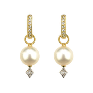 Jude Frances Large Lisse Pearl Earring Charms