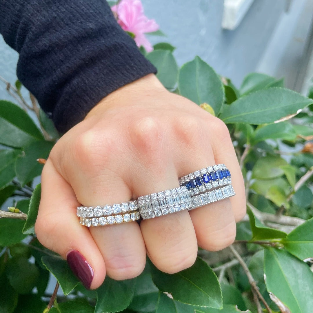 Picchiotti Sapphire & Diamond 18K White Gold Xpandable Ring