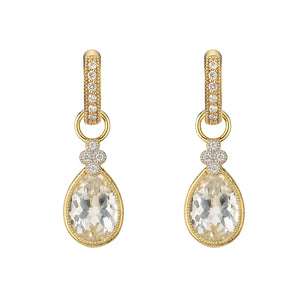 Jude Frances Provence Pear Stone Earring Charms